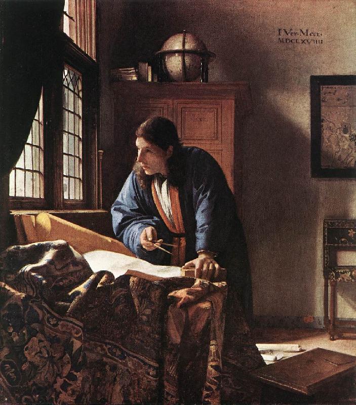 Jan Vermeer The Geographer oil painting picture